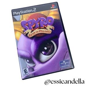 Sony PlayStation 2 Spyro: Enter the Dragonfly - Purple and Gold